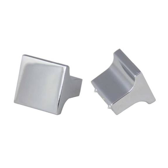 K-83125.PC 1" Square Knob Polished Chrome