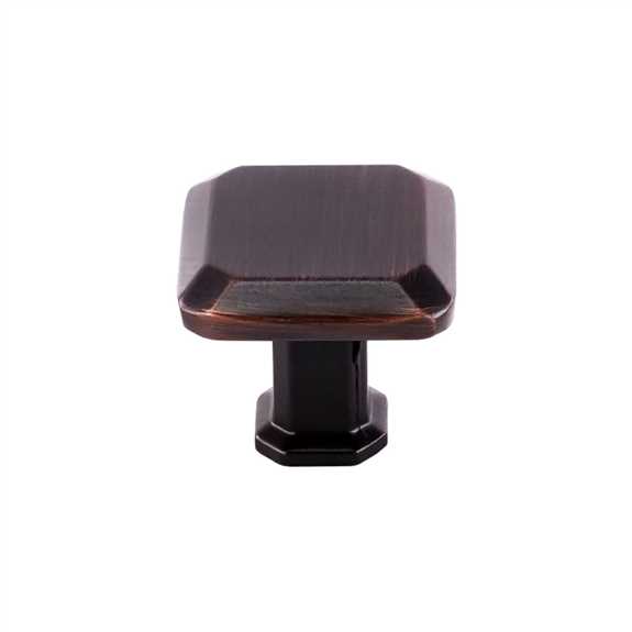 K-92230.10B 28MM SQUARE Knob Oil Rubbed Bronze