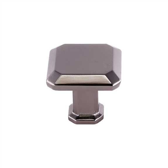 K-92230.DP 28MM Square Knob Dark Pewter