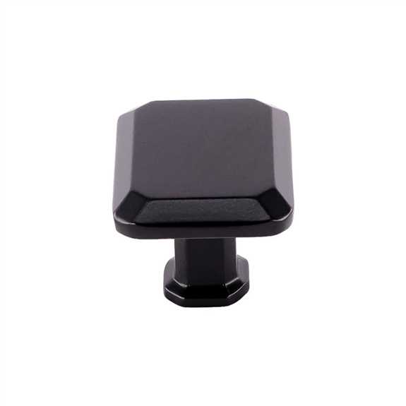 K-92430.BK 36mm Rectangular Knob Matte Black