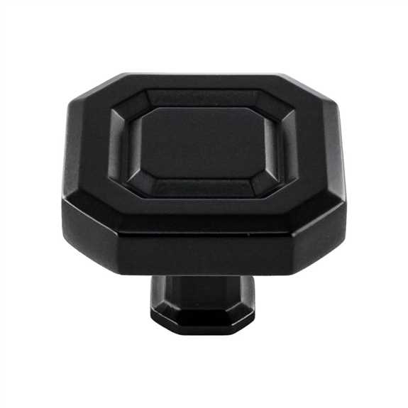 K-93122.BK 45mm Monaco Knob Matte Black