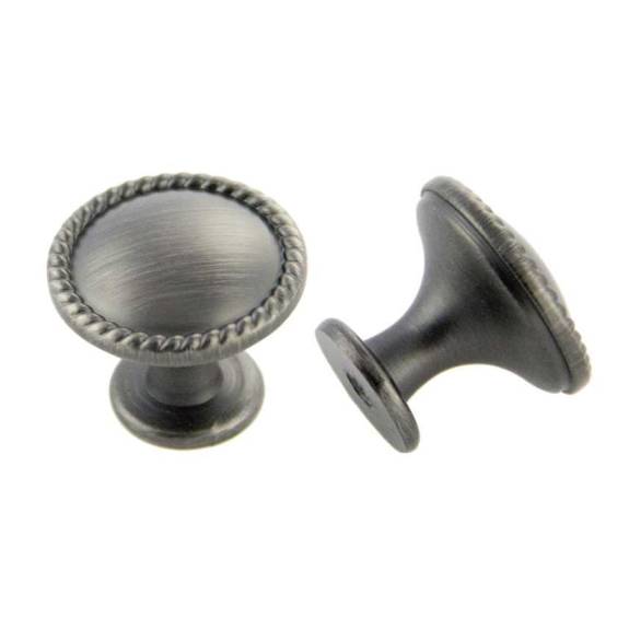 K-972.APH 30MM Rope Knob Satin Pewter