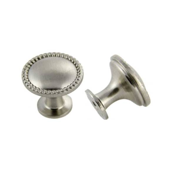 K-972.SN 30MM Rope Knob Satin Nickel