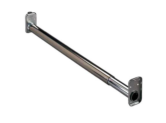 Extension Closet Rods, Zinc Coated