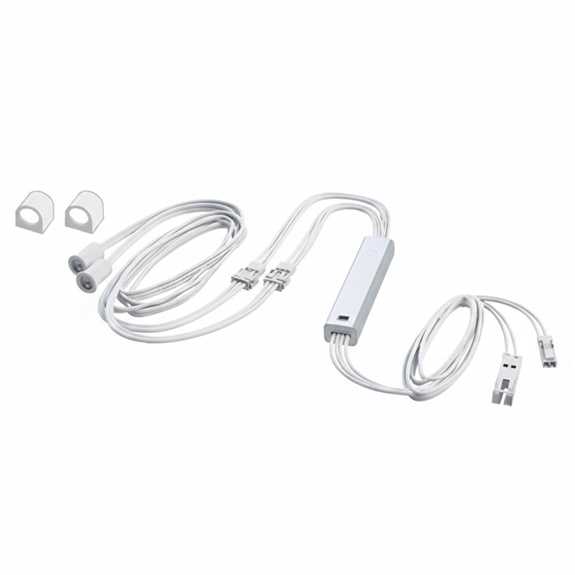 Powersync Wired Controller Double Switch Double Door Nickel