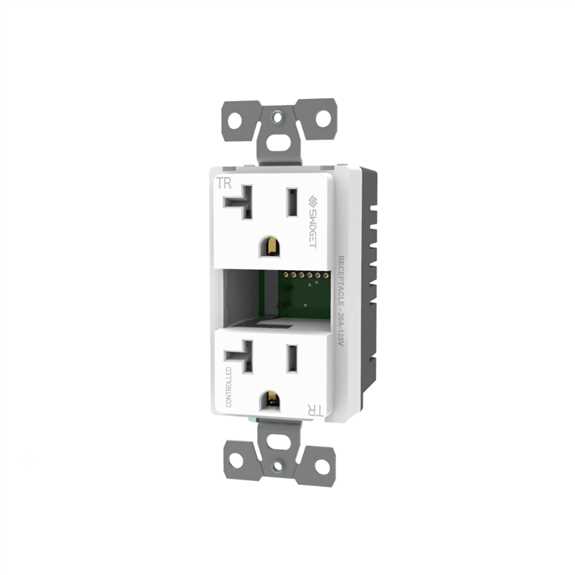 Swidget 120VAC 20A Outlet W/O Insert White