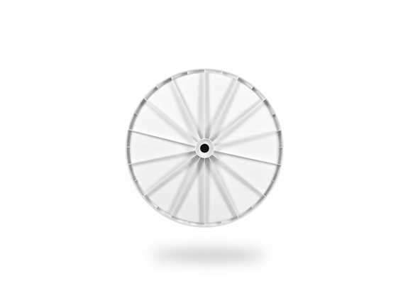 Lazy Daisy Polymer Full Circle White Tray