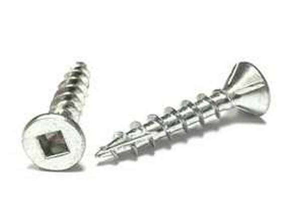 8X1 Zip Drivers - Flat Head Robertson® Square Deep Thread/Lo-Root® w/nibs & Type 17 Screws