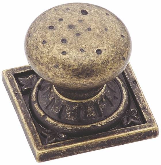 BP-4484-R2 Ambrosia 1-1/4" Knob - Weathered Brass