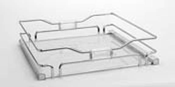 Glass Pullout Drawer 18'' Base