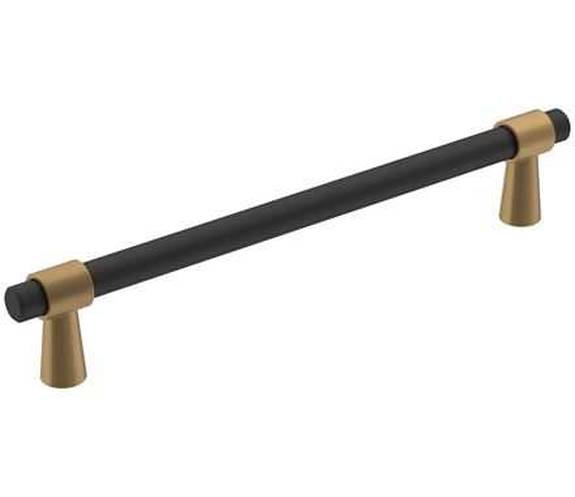 BP-36860-FBCZ Mergence 6-5/16" Pull - Matte Black/Champagne Bronze