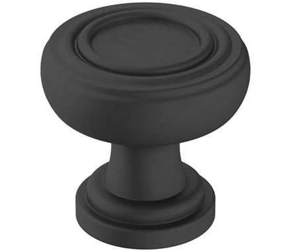 BP-36774-FB Ville 1-1/8" Knob - Matte Black