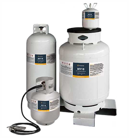 NV18 140lb Canister Red