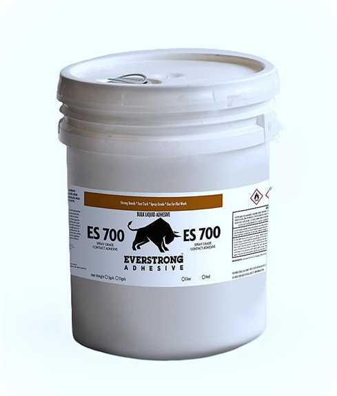 ES700 5G High Solid Spray Contact Adhesive - Clear