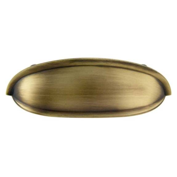 P-80753.ABSB BIN Pull 3" Antique Satin Brass