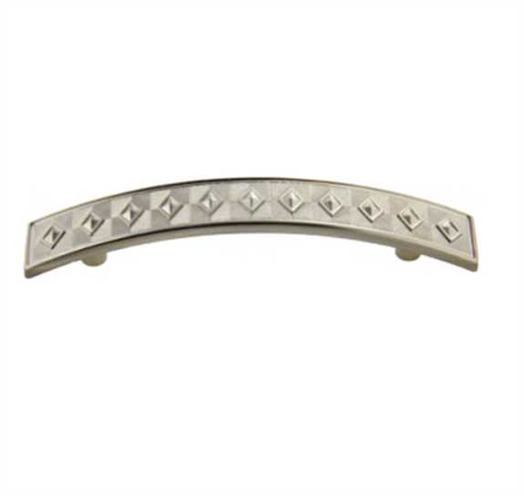 P-81393.SN Diamond Pull 96MM Satin Nickel