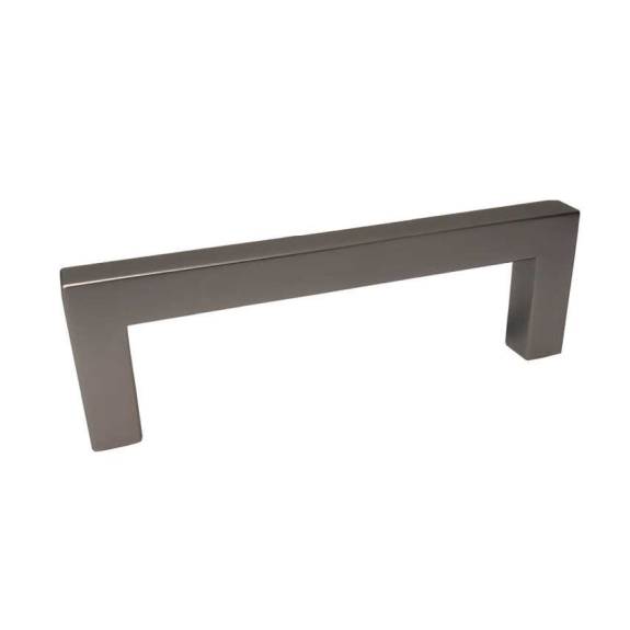 P-87226.DP Modern Square Pull 96MM Dark Pewter