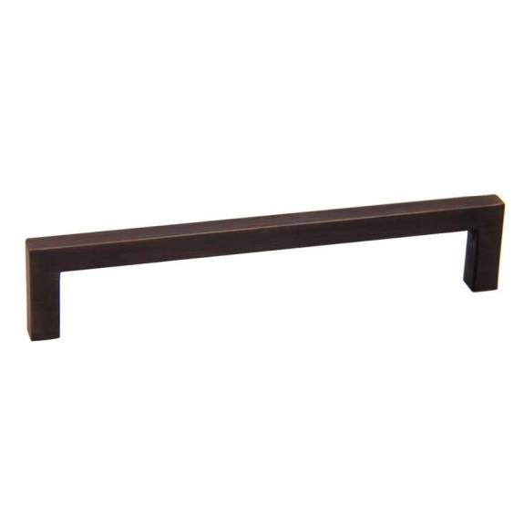 P-87228.10B Modern Square Pull 160MM Oil Rubbed Bronze