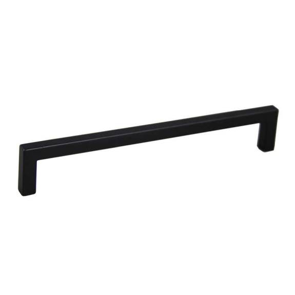 P-87229.BK Modern Square Pull 192MM Matte Black