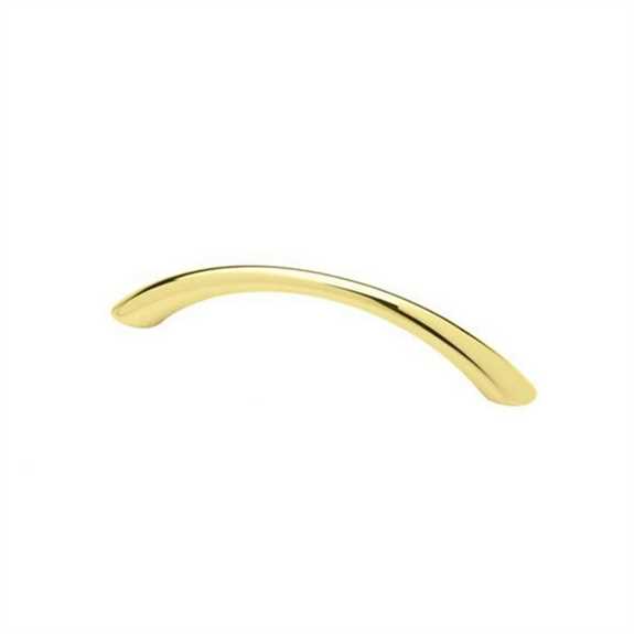 P0270A-PB-C Tapered 3-3/4'' Pull - Polished Brass