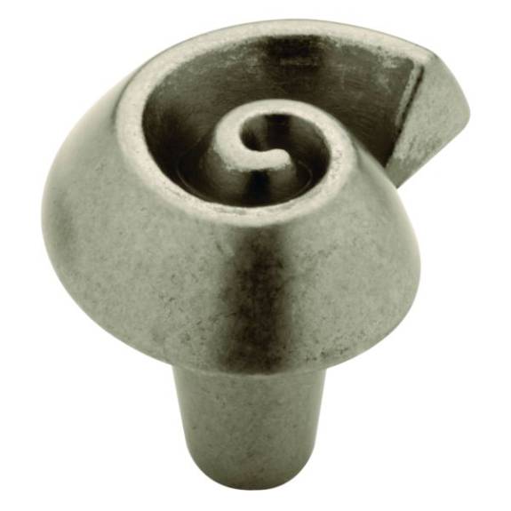 P16598C-AI-C Spiral 1-7/32" Knob - Antique Iron