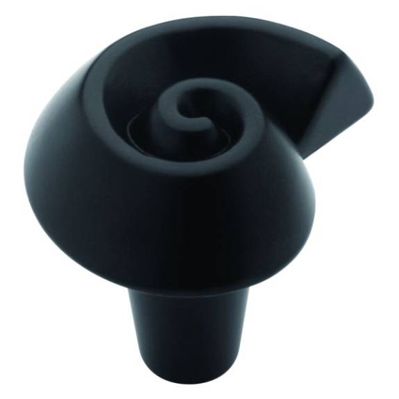 P16598C-FB-C Spiral 1-7/32" Knob - Flat Black