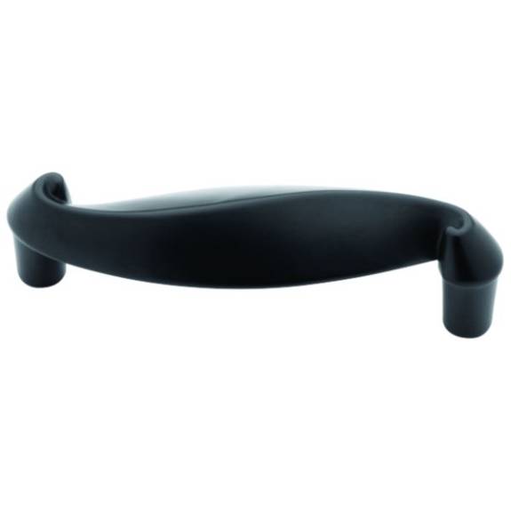 P16599C-FB-C Spiral 3'' Pull - Flat Black