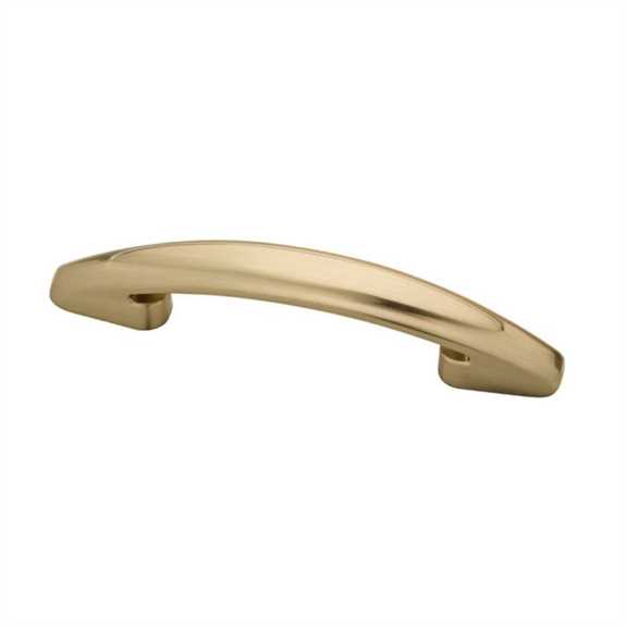 P20400-SBS Large Ovals 3 or 3-3/4'' Dual Mount Pull - Soft Brass