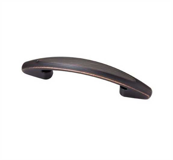 P20400-VBC Large Ovals 3 or 3-3/4'' Dual Mount Pull - Bronze with Copper Highlights