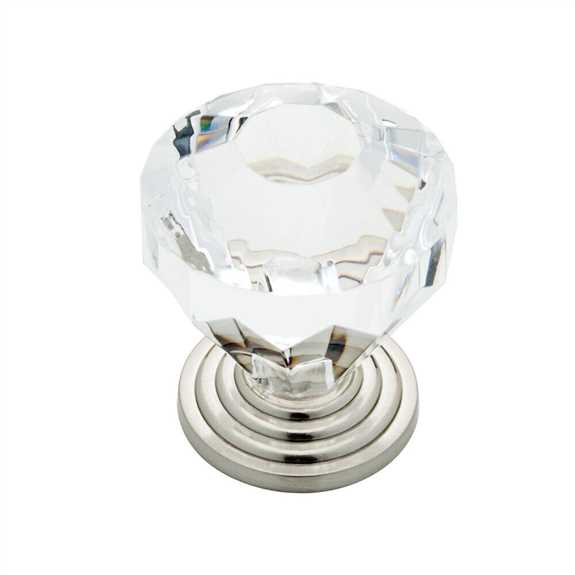 P23944W-116C Brilliant Cut 1-7/16'' Knob - Acrylic