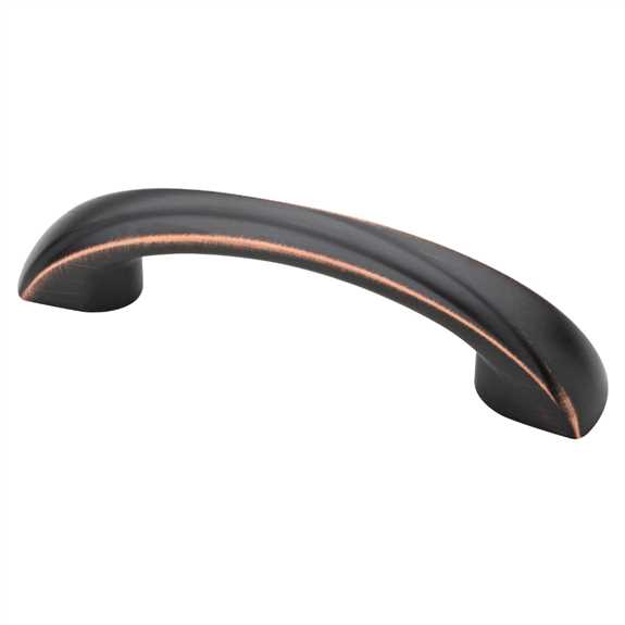 P27763-VBC-C Emmy 3'' or 3-3/4'' Dual Mount Pull - Bronze with Copper Highlights