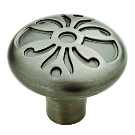 P28119-904-C Augustine 1-5/16'' Knob - Heirloom Silver