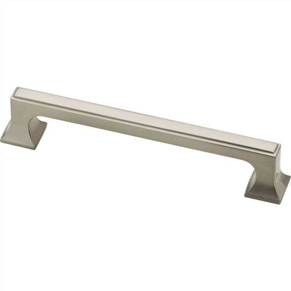 P28670-SN-C Square Foot 5-1/16'' Cabinet Pull - Satin Nickel