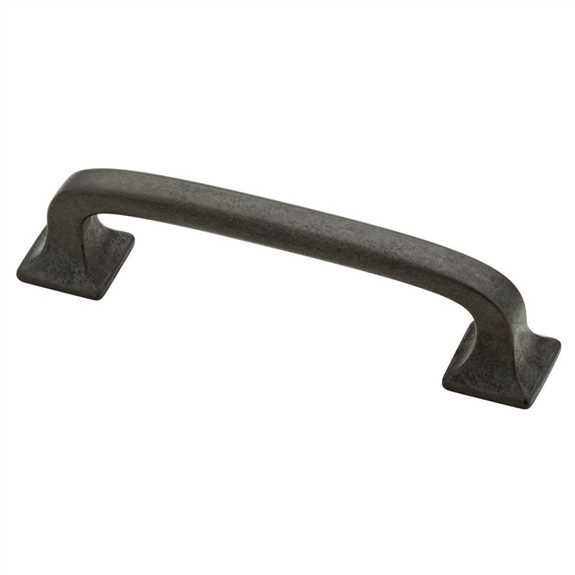 P29521-SI-C Lombard 3'' Pull - Soft Iron