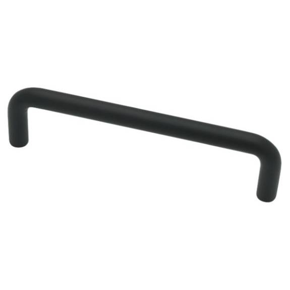 P604D6-FB-C1 Wire 3-3/4'' Pull - Flat Black