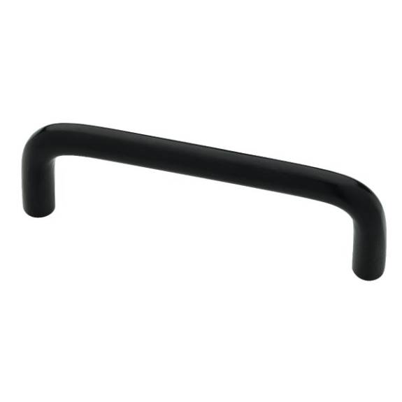 P604DA-FB-C Wire 3'' Pull - Flat Black