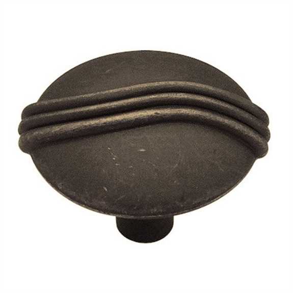 P84302-OB-C Knuckle 1-1/8'' Knob - Distressed Oil Rubbed Bronze