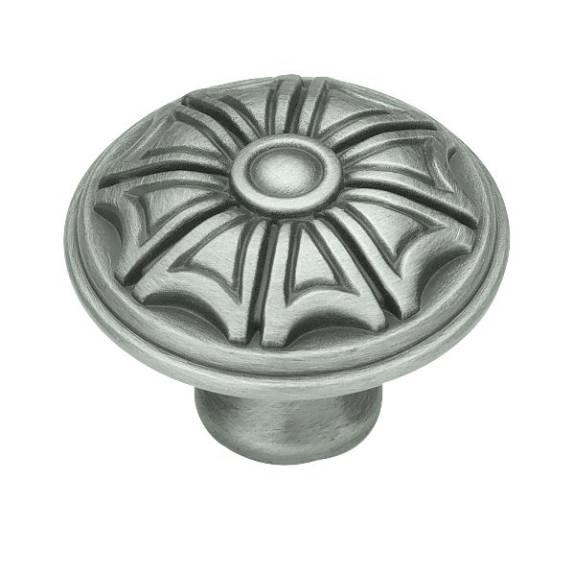 PBF140-BSP-C French Huit 1-5/8'' Knob - Brushed Satin Pewter