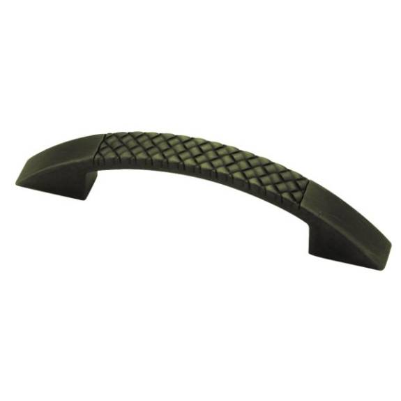 PN0417-OB-C Basket 3-3/4''Weave Pull - Distressed Oil Rubbed Bronze
