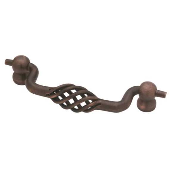 P0527A-VBR-C Birdcage 5-1/16'' Bail Pull - Bronze with Copper Highlights