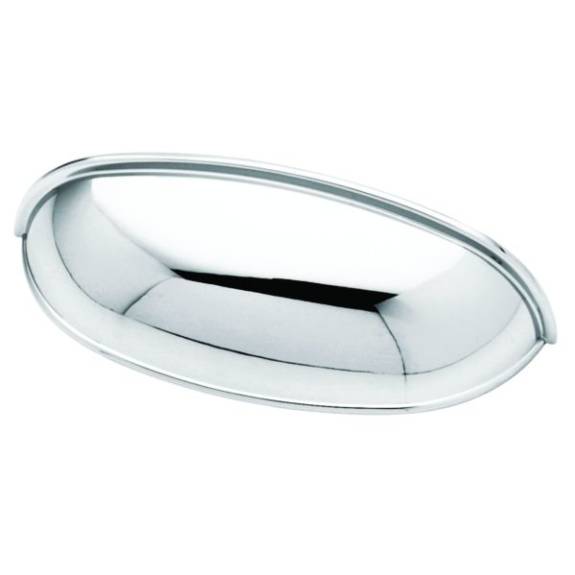 PN1053-PC-C Dual Mount 3'' Cup Pull - Polished Chrome