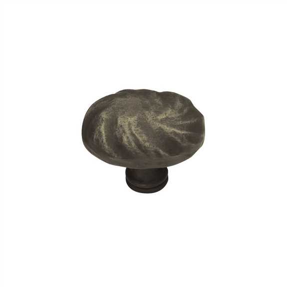 PN1330-OB-C Rustique 1-3/4''  Knob - Distressed Oil Rubbed Bronze