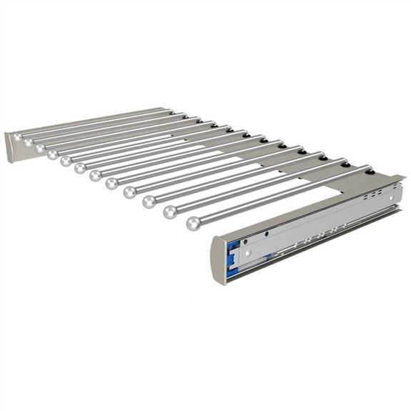 Pants Rack Soft Close 24" W X 14" D Chrome