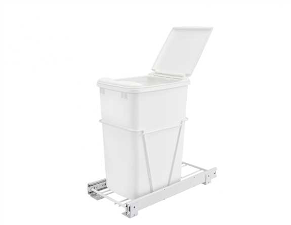 35 Quart Pullout Waste Container with Lid