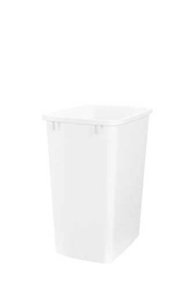 Double 35 Quart Majestic and Monster Polymer Waste Containers w/Lids