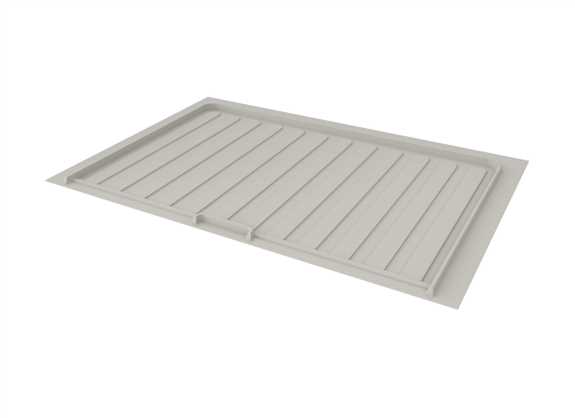 Grey Flex Drip Tray - 33"-36" Sink Base