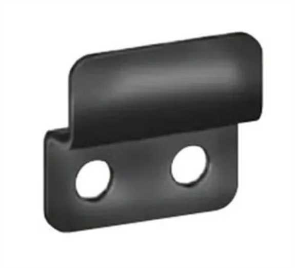 SP-257-3 1/4" Offset Black Strike Plate