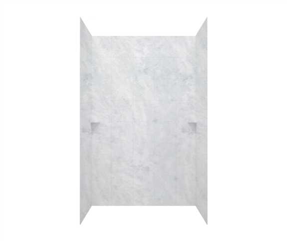 SQMK96-3662 Swanstone Square Tile Bath Wall Kit - Ice