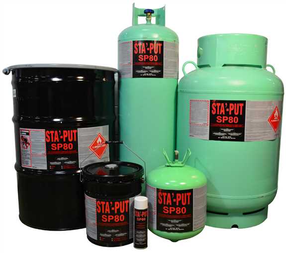 SP80 Low-Voc Contact Flammable Red 5 Gallon