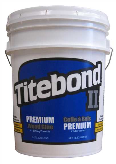 FRANKLIN INTERNATIONAL, Titebond II Premium Wood Glue 2.15 Gallon